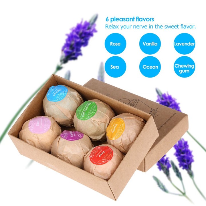 Σετ Βόμβα Μπάνιου 6 Τεμαχίων 6 Piece Bath Bomb Set