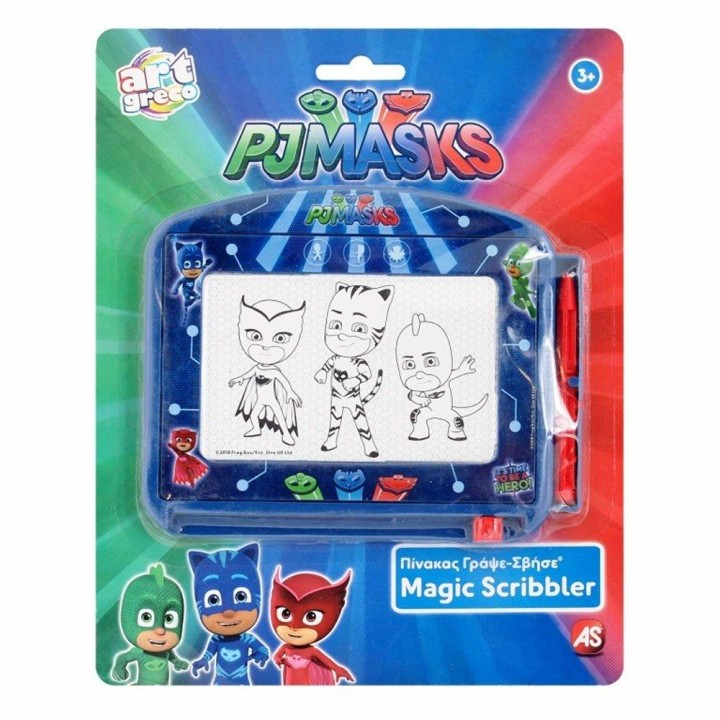 As Company Πίνακας Γράψε Σβήσε Pj Masks Travel 1028-13062 (Creative Learning)