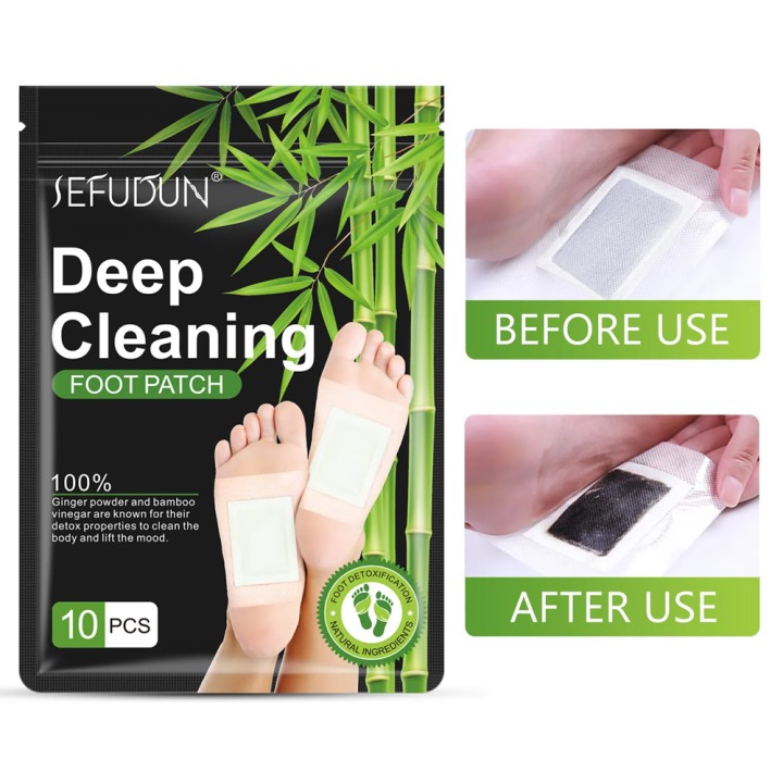 Sefudun Επιθέματα Detox Foot Pads Για Αποτοξίνωση 10Τμχ