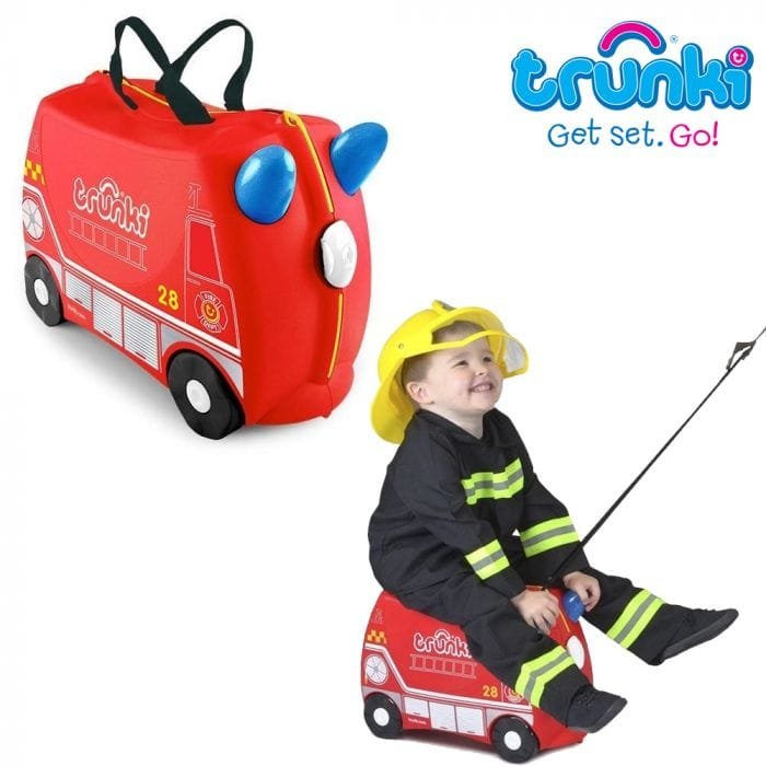 Trunki Παιδική Βαλίτσα Ταξιδίου Frank The Fire Engine