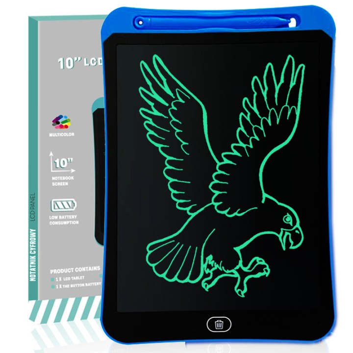 Ηλεκτρονικό Σημειωματάριο Με Οθόνη 10&Quot; Μπλε - Lcd Writing Tablet 10&Quot; Light Blue