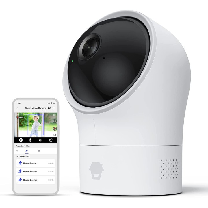 Chuango Ip Κάμερα Παρακολούθησης Wi-Fi 1080P Με Αμφίδρομη Επικοινωνία Pt300Q