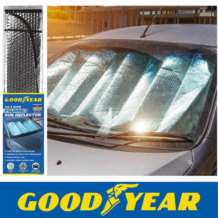 Goodyear Folding Sun Reflector 130X60Cm