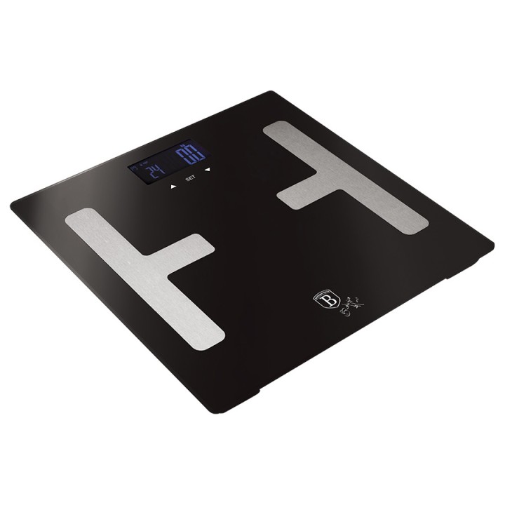 Berlinger Haus Ψηφιακή Ζυγαριά Με Λιπομετρητή Σε Μαύρο Χρώμα Bh-9102