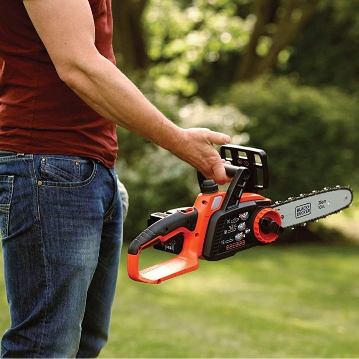 Αλυσοπρίονο Li-On Μπαταρίας 18V 2.0Ah - 25cm bar Black & Decker GKC1825L20 - QW