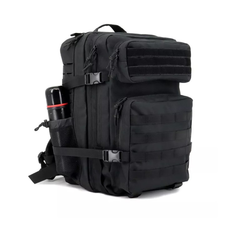 Στρατιωτικό Σακίδιο Πλάτης Σε Μαύρο Χρώμα 45Lt