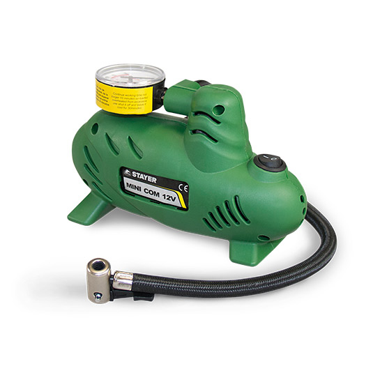 Stayer Minicom 12V Mini Ηλεκτρικός Αεροσυμπιεστής Air-Compressor Semi Professional Line Minicom 12V