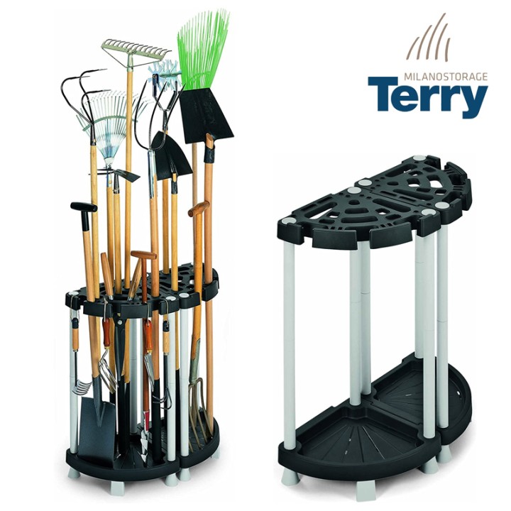 Βαση Στηριξης Εργαλειων Κηπου Terry Double Garden Tool Rack, Practical Tool Holder - 73X37.5X77.5 Cm 1001208