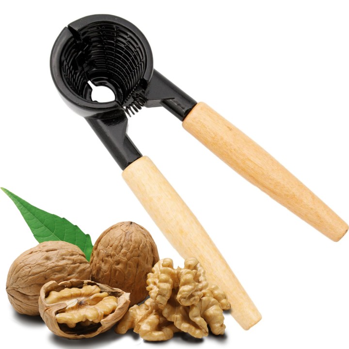 Καρυοθραύστης Μεταλλικός Με Έλασμα Και Ξύλινη Λαβή