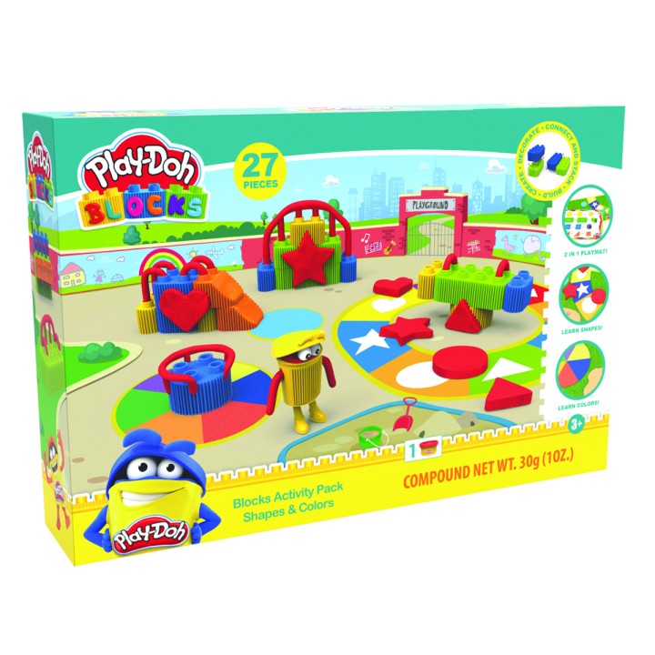 Play-Doh Blocks Shapes &Amp; Colours Activity Pack Bld-3403 (Creative Learning)