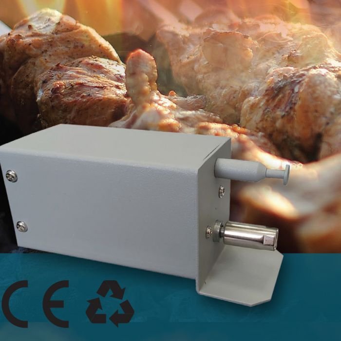 Ασύρματο Μοτοράκι Σούβλας Με Μπαταρία Lithium Μοτερ - Rechargeable Barbeque Motor with Lithium Battery 12.6V bbq