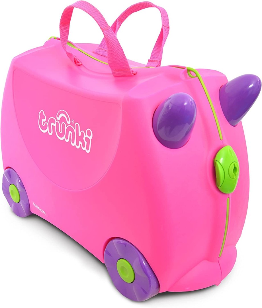 Trunki Trixie Παιδική Βαλίτσα με ύψος 31cm σε Ροζ χρώμα