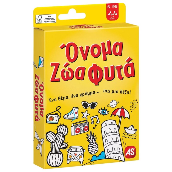 As Company Παιχνίδι Με Κάρτες Όνομα Ζώα Φυτά Για Ηλικίες 6+ Χρονών Και 2+ Παίκτες 1040-21405 (Creative Learning)