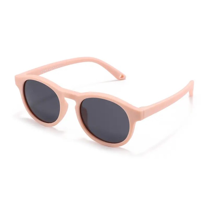 Παιδικά Γυαλιά Ηλίου Pastel Pink Polarized Kids Sunglasses With Strap Small Anti Uv For 0-3 Years Baby Girls Color Pink