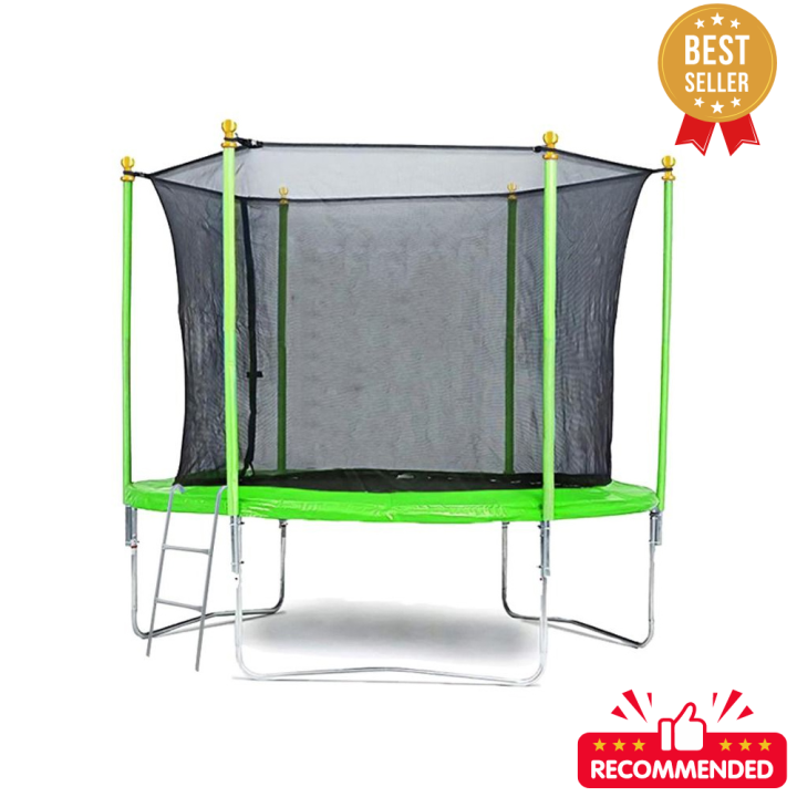 Τεράστιο Τραμπολινο Ozzy Για Παιδιά Με Δίχτυ Ασφαλείας 10 Feet - 305 Cm  - Trampoline With Safety Net 10Ft - 305 Cm (Fitness Outdoor Toy)