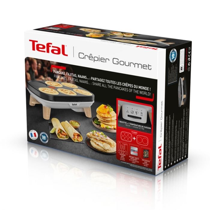 Κρεπιερα Tefal 6 Θεσεων Tefal Crepier Gourmet PY900D