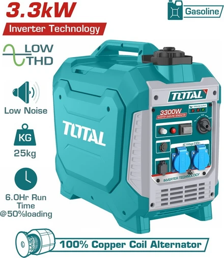 Total Γεννήτρια Inverter Βενζίνης 3.300W TP535006