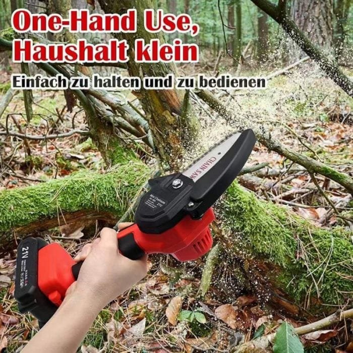 Ηλεκτρικό Κλαδευτήρι με Lithium-ion Battery 6000 mAh! - CORDLESS CHAINSAW 4' KAO-K88 – Δουλεύει ασταμάτητα μέχρι και 1 ώρα!