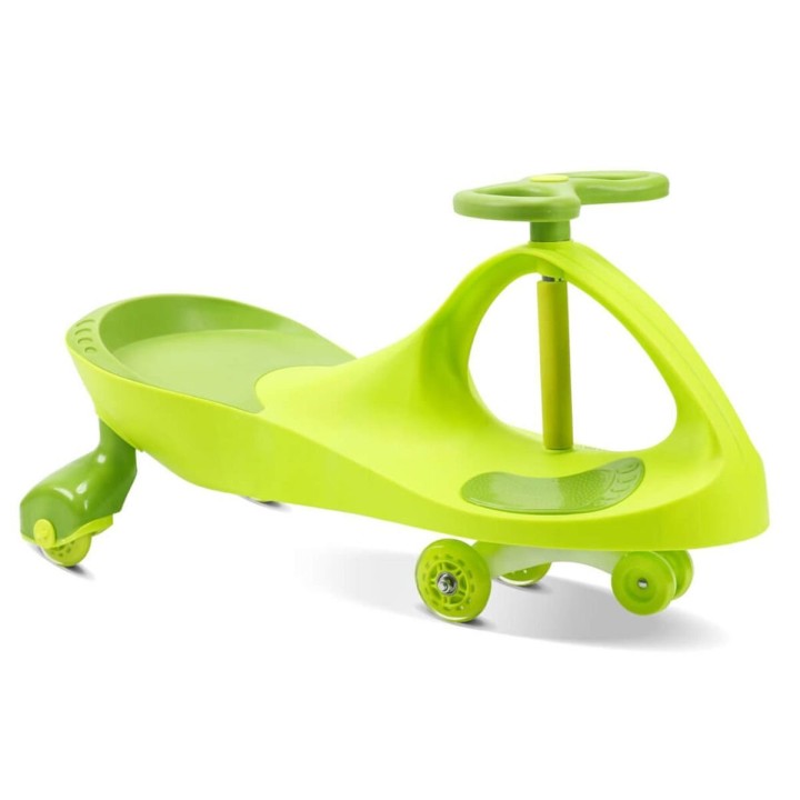 Wiggle Car-Swing Παιδικό Αυτοκινητάκι με 12 Βραβεία Παγκοσμίως! Swing Car GREEN LED Lights