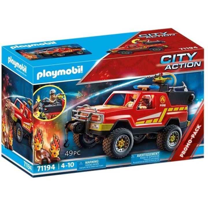 Playmobil City Action Πυροσβεστικό Όχημα Υποστήριξης 71194 Για 4-10 Ετών