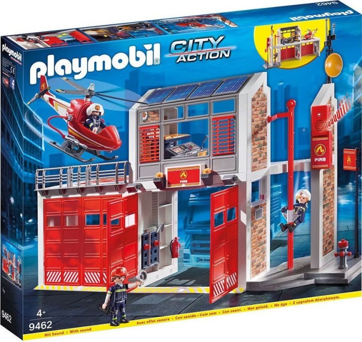 Playmobil City Action Μεγάλος Πυροσβεστικός Σταθμός 9462 Για 4+ Ετών