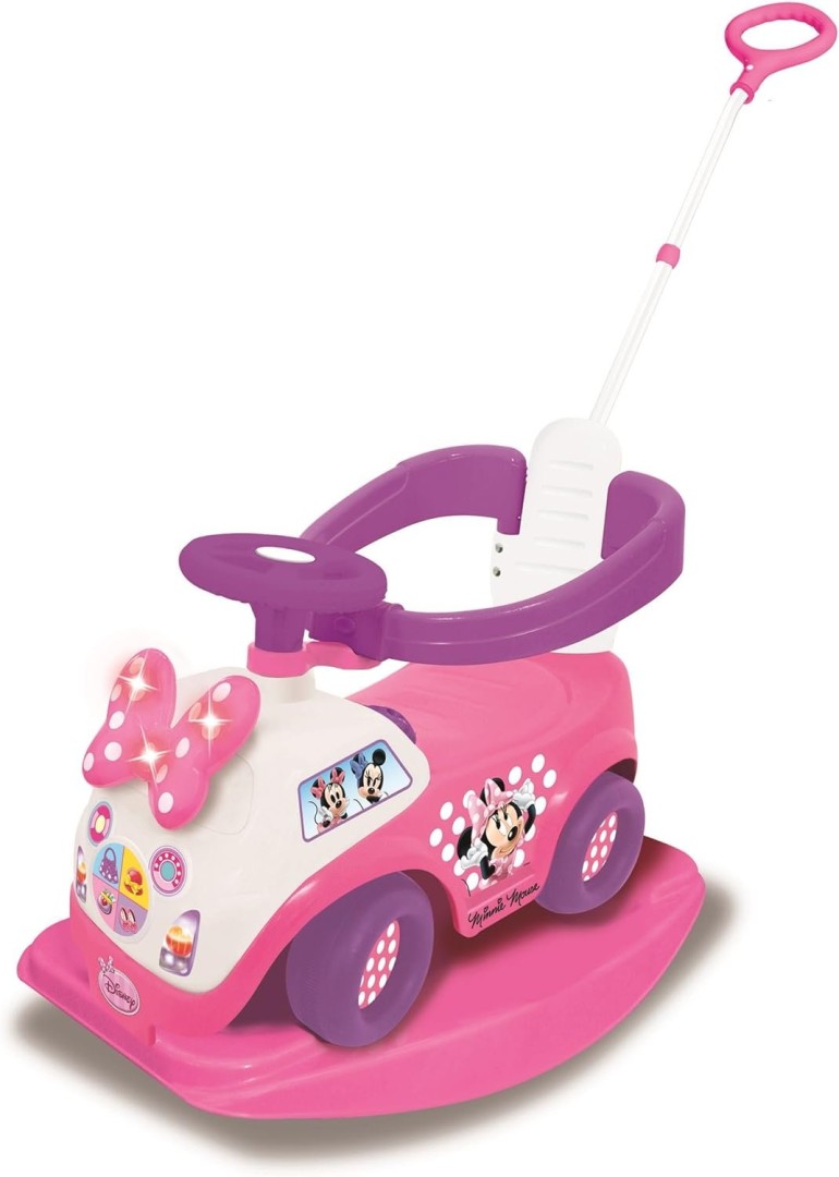 Kiddieland 050237 Disney Minnie Light n' Sound 4-in-1 Activity Ride-On