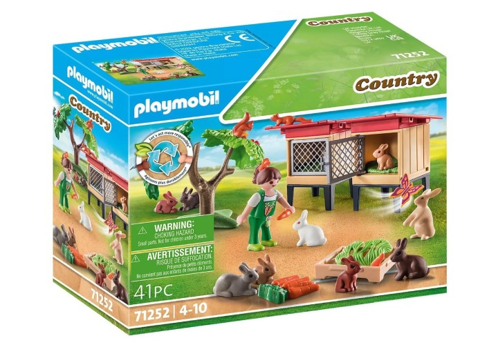 Playmobil Country Κουνελόσπιτο 71252 Για 4-10 Ετών