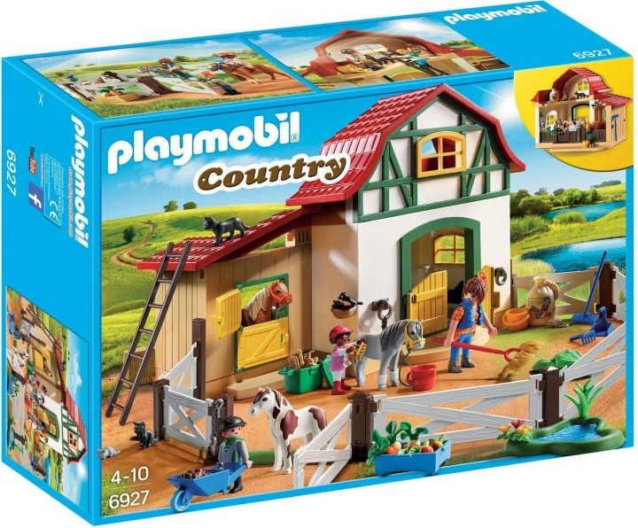Playmobil Country Αχυρώνας Με Πόνυ 6927 Για 4-10 Ετών