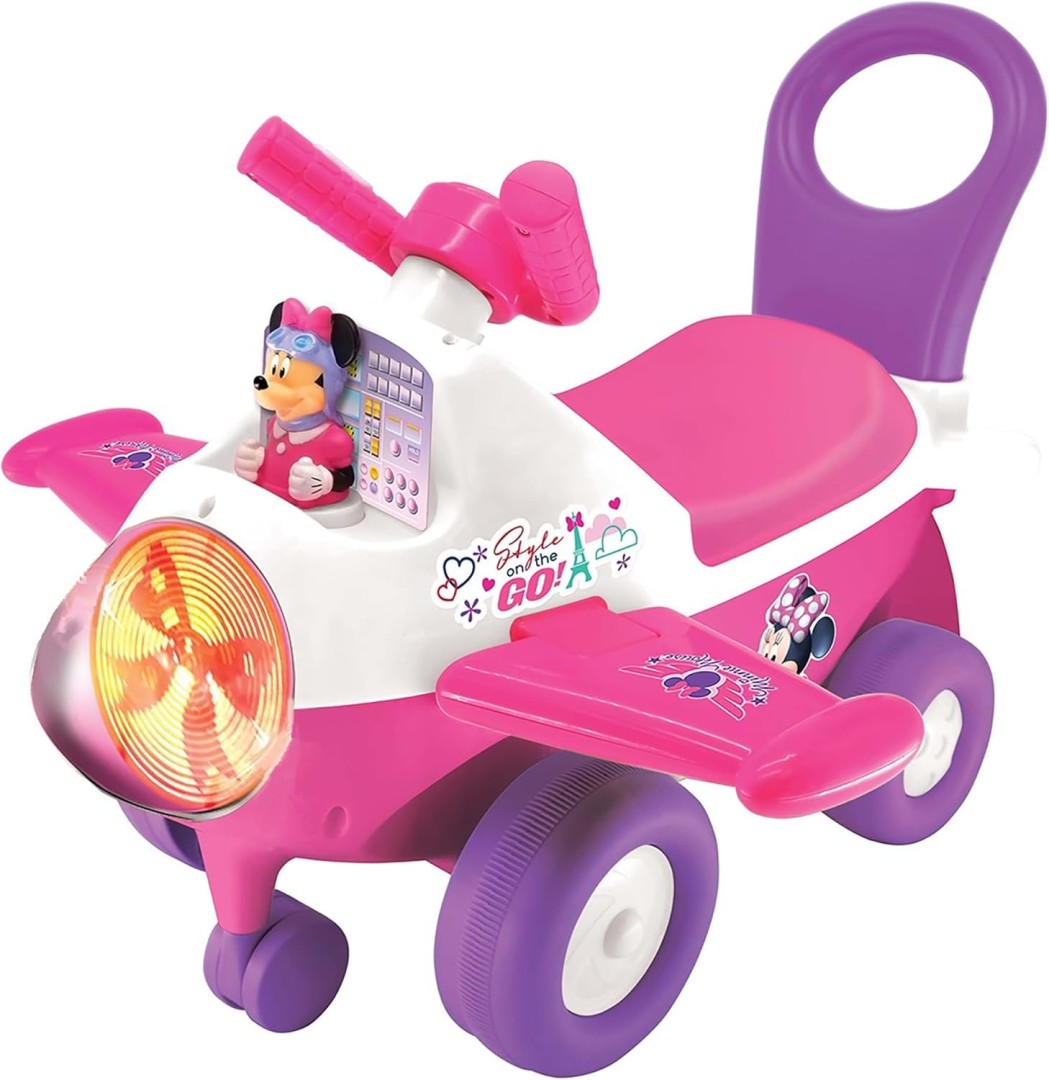 Kiddieland 063610 Disney Animated Lights Minnie Mouse Activity Plane
