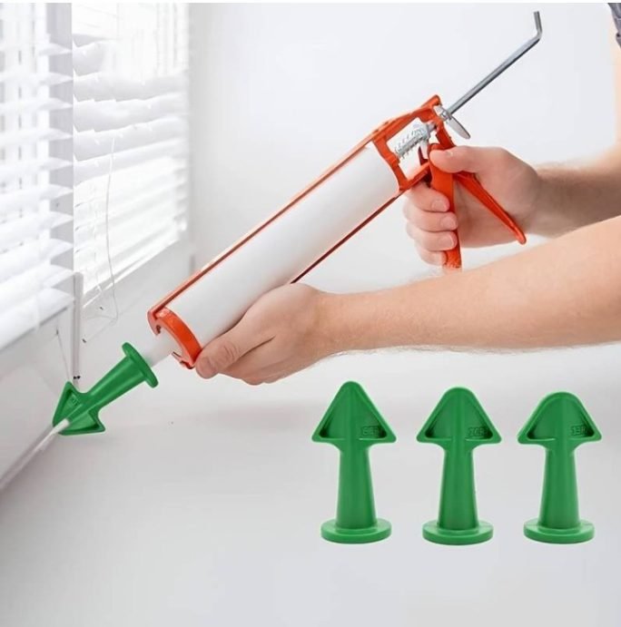 3Pcs Caulking Tools Kit Εργαλείο Ευθυγράμμισης Φινιρίσματος Σιλικόνης