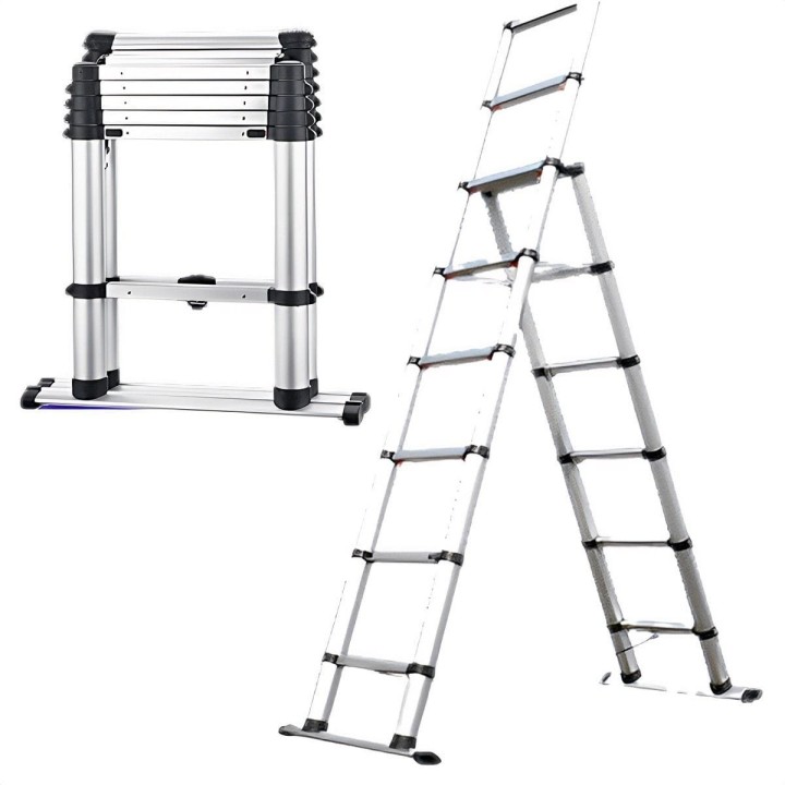 Palbest Gfu-21200A Τηλεσκοπική Σκάλα Αλουμινίου 6+6 Steps