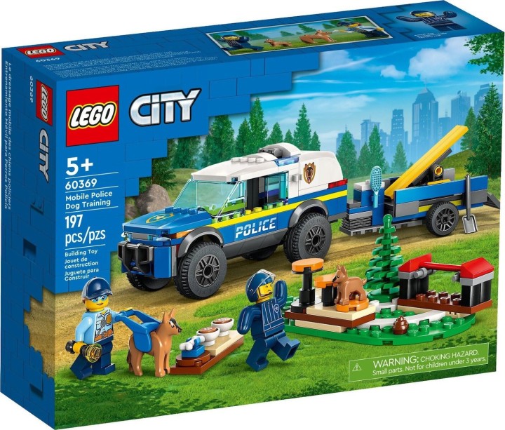 Lego City Κινητή Μονάδα Εκπαίδευσης Σκύλων 60369 Για 5+ Ετών