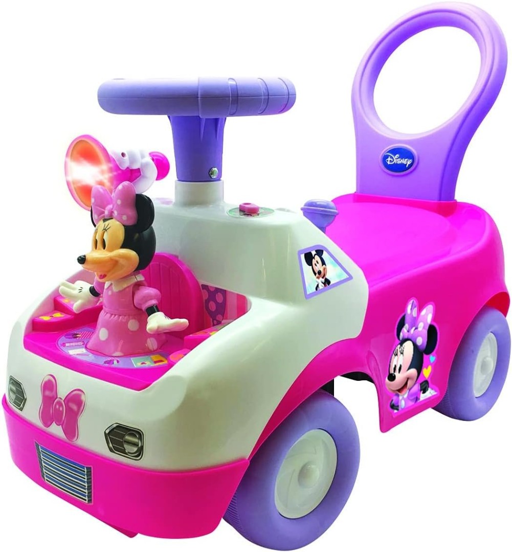 Kiddieland Minnie Dancing Ride On 055541 Interactive Electronic Activites to Play Rewarding Lights and Fun Sounds Sturdy and Durable For Ages 2 and up