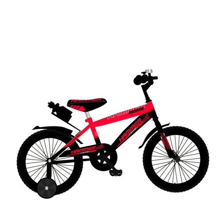 14" Hammer Bicycle Red - Black
