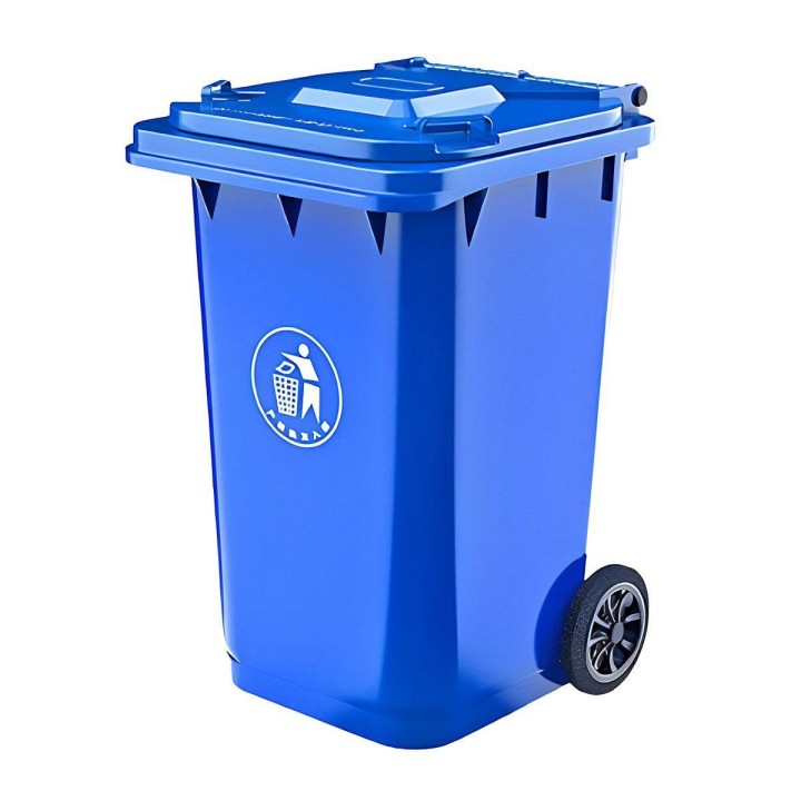 Πλαστικός Κάδος Απορριμμάτων 120L – Μπλέ
