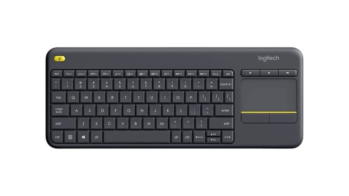 Logitech K400 Plus Wireless Touch TV Keyboard with Easy Media Control and Built-In Touchpad