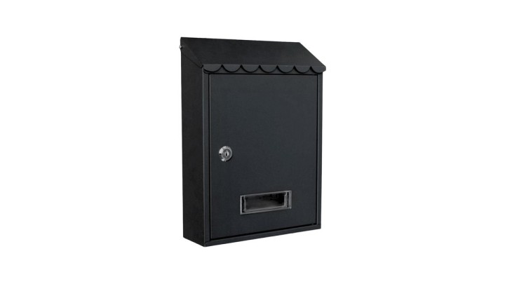 Γραμματοκιβωτιο Μαυρο Letterbox black - γραμματοκιβωτια κυπροσ