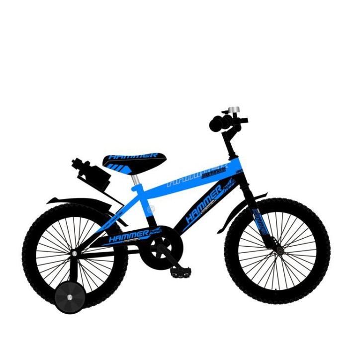 14" Hammer Bicycle Blue - Black