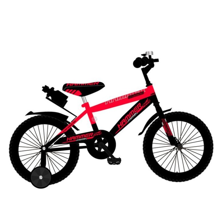 16" Hammer Bicycle Red Black