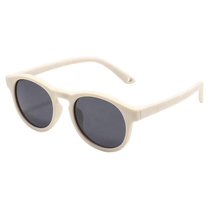 Παιδικά Γυαλιά Ηλίου Pastel White Polarized Kids Sunglasses With Strap Small Anti Uv For 0-3 Years Baby Girls Or Boy Color White