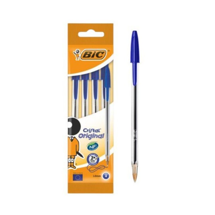 Στυλό Bic Ballpen Cristal Original 4 Τμχ