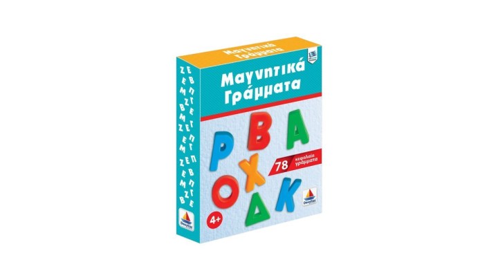 Desyllas 520129 Μαγνητικά Κεφαλαία Γράμματα 78 Τεμ