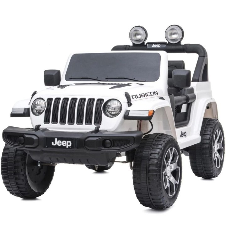 Jeep Rubicon Licensed Ηλεκτροκίνητο Παιδικό Αυτοκίνητο 12V/7AH Λευκό