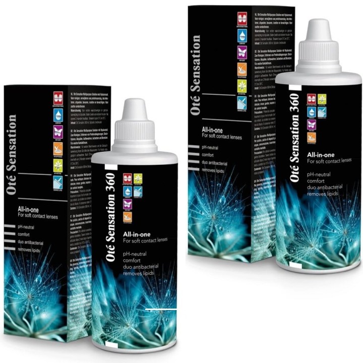 2 x Υγρά Ote Sensation 360 ml All In One 360 ml με Θήκη