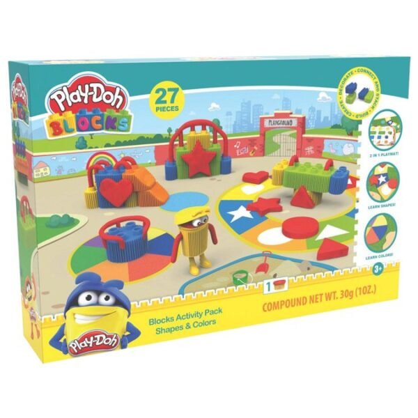 Play-Doh Blocks Shapes Colours Activity Pack Bld-3403