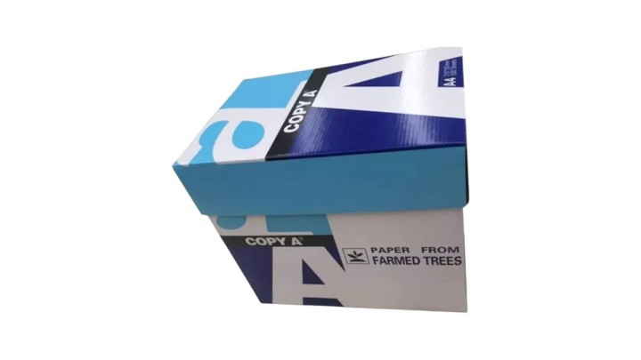 One Box Contains 5 Reems Of 500 A4 White Printer Copy Paper 80Gsm