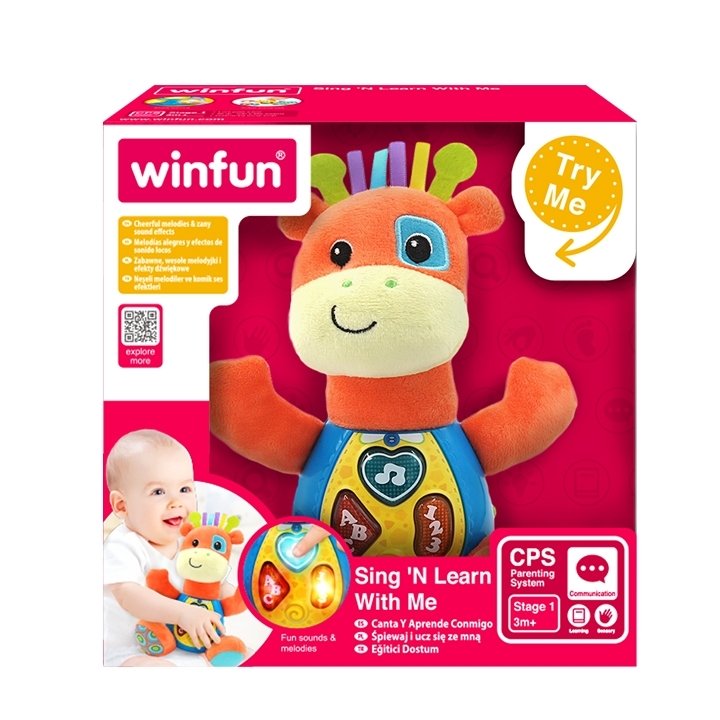Winfun Sing 'N Learn With Me - Patch the Giraffe