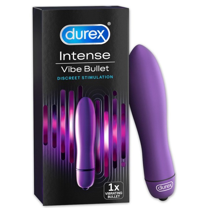 Durex Διακριτικός Δονητής Intense Delight Mini Bullet 9cm Purple