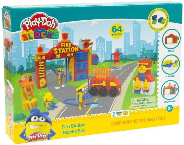 Play-Doh Blocks Fire Station Blocks Set Bld-3405