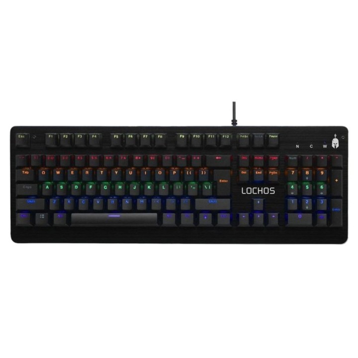 Spartan gear lochos wired mechanical gaming keyboard